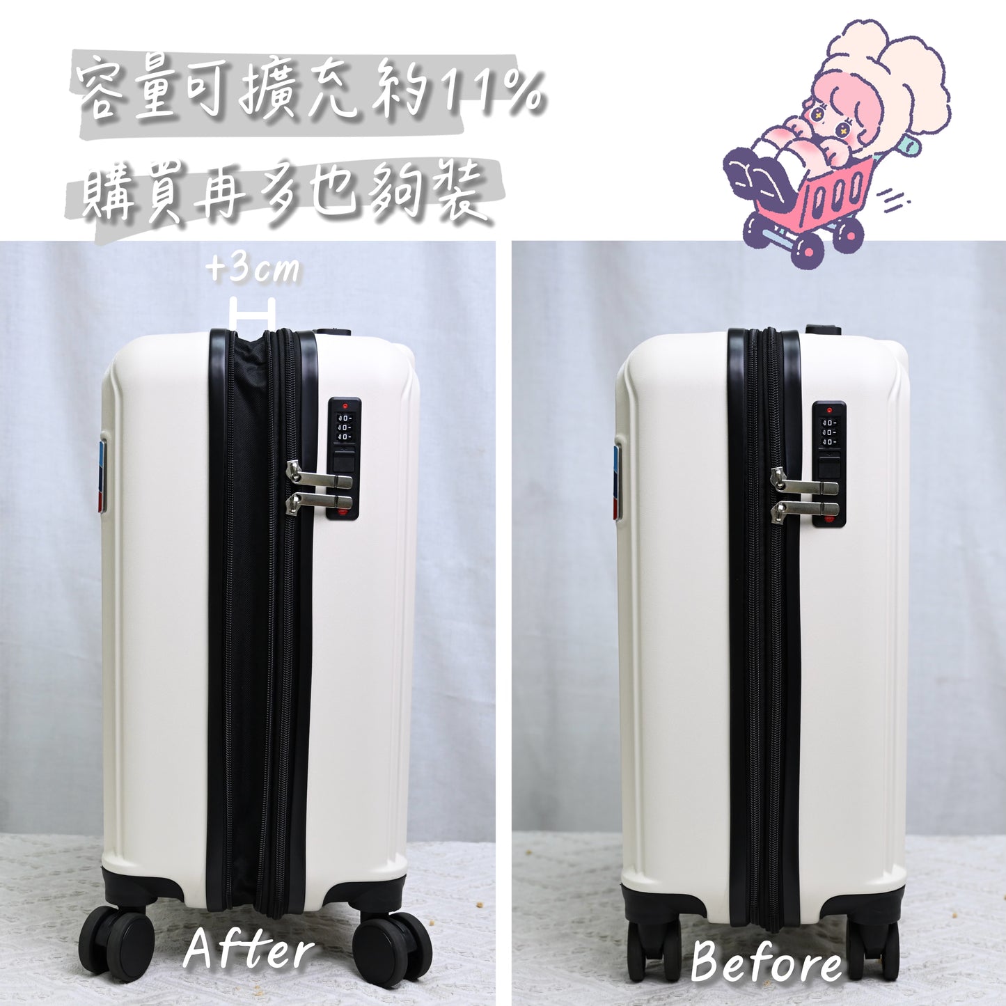 A060【任揼唔嬲行李箱🔨硬正過你男朋友】