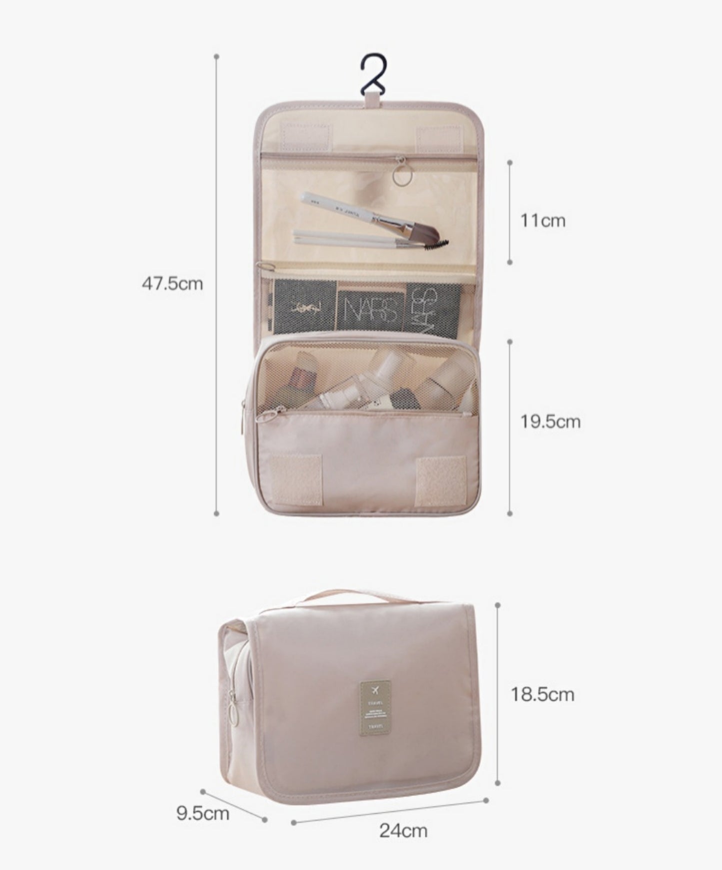 A001【👜旅行便攜式化妝袋+洗漱包】